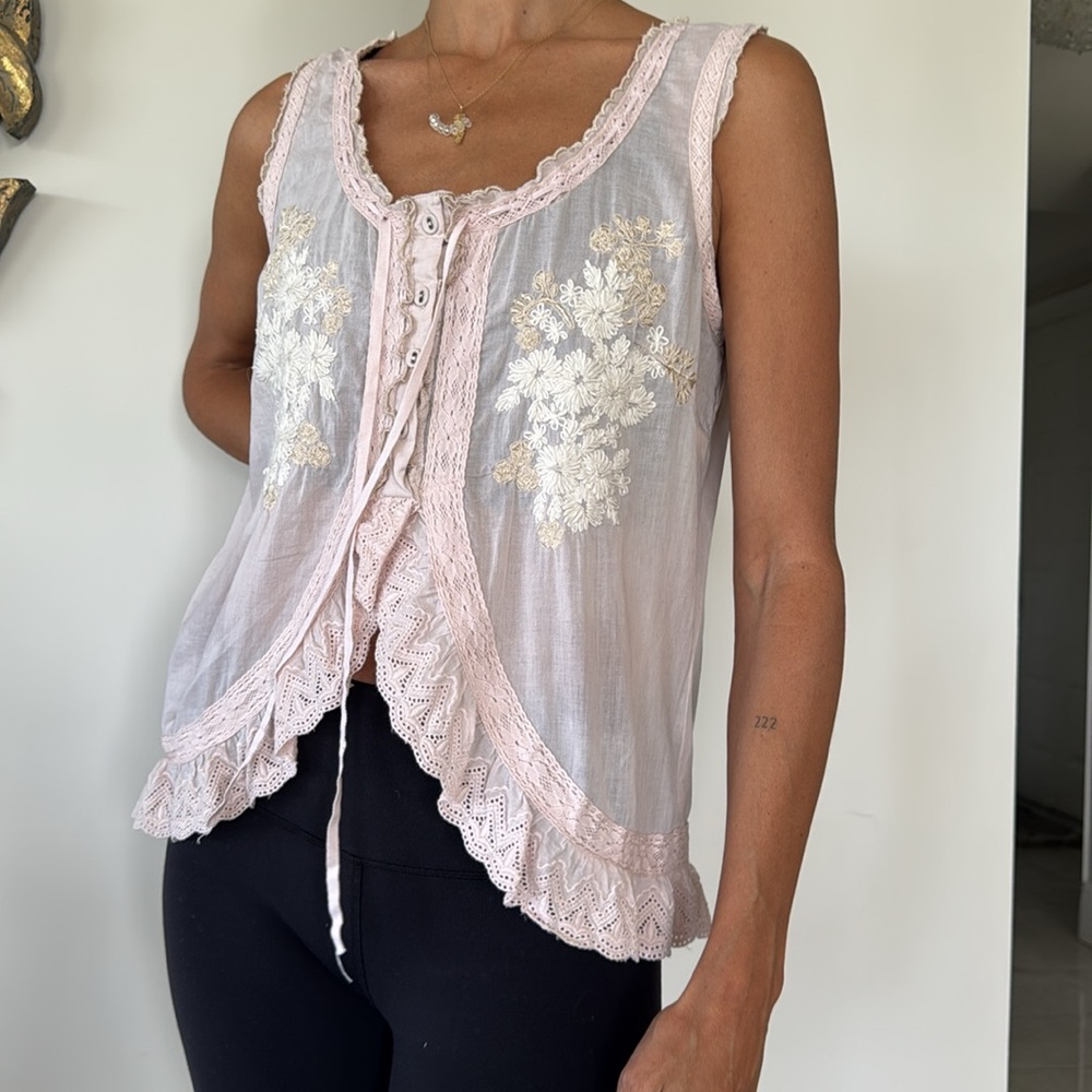 Muche & Muchette Cannes embroidered top - Picture 3 of 9